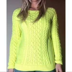Neon Yellow Sweater